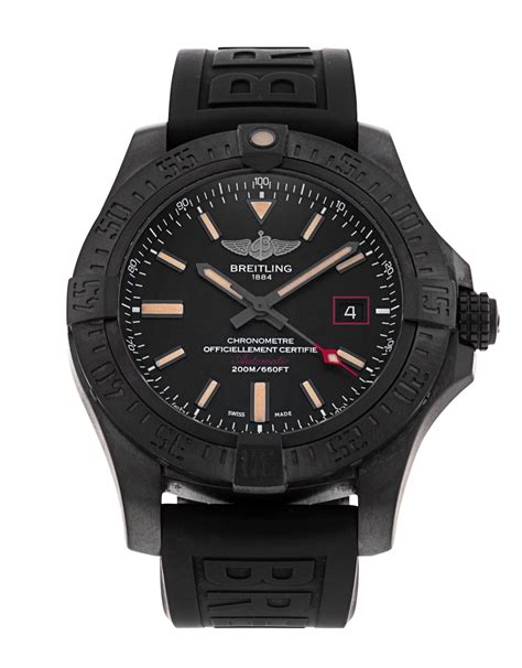 breitling blackbird v17311|Breitling blackbird titanium case.